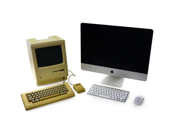 苹果古董级电脑Macintosh 128k拆机图