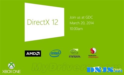 微软DirectX12即将到来,将支持Xbox One